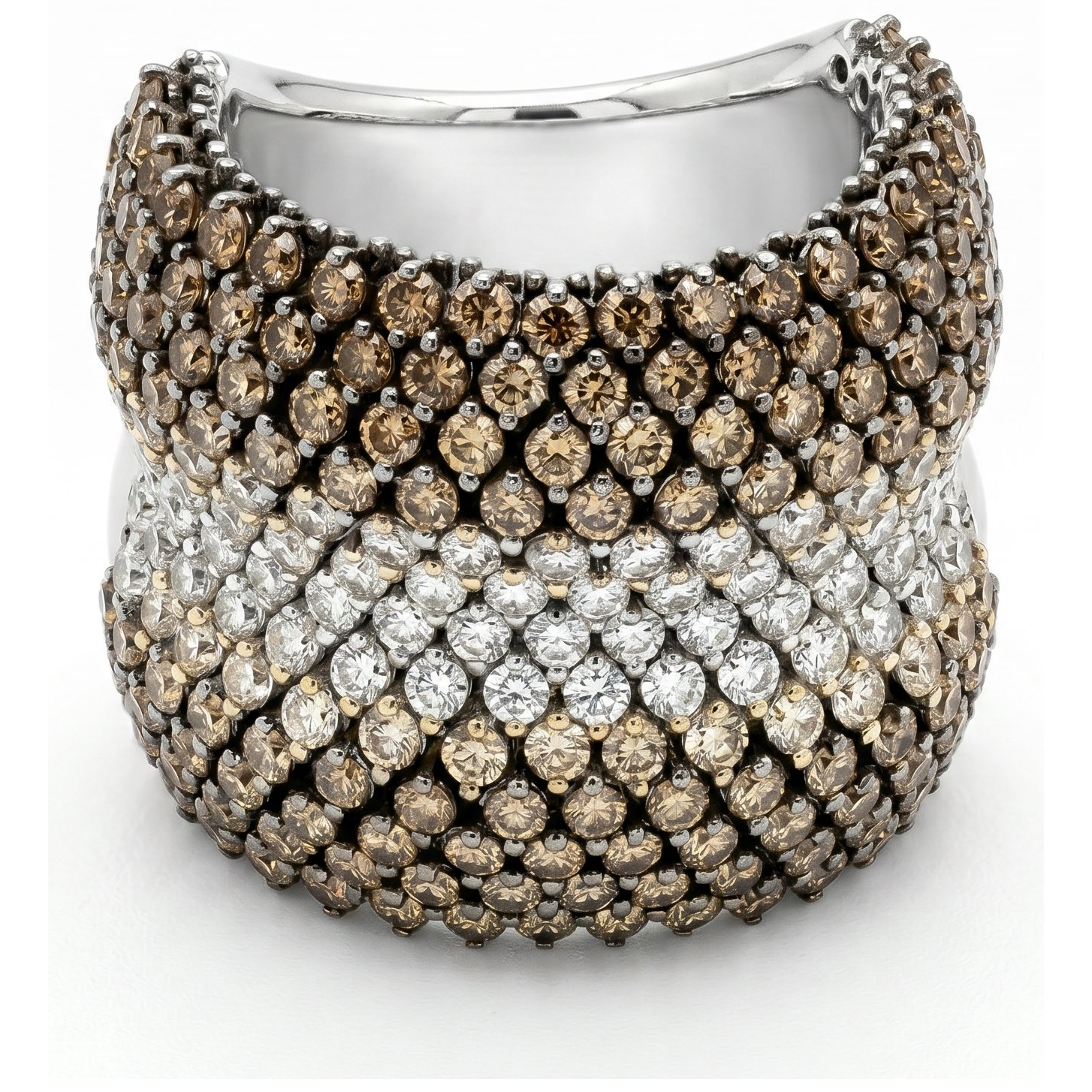 Duna cocktail ring · front view