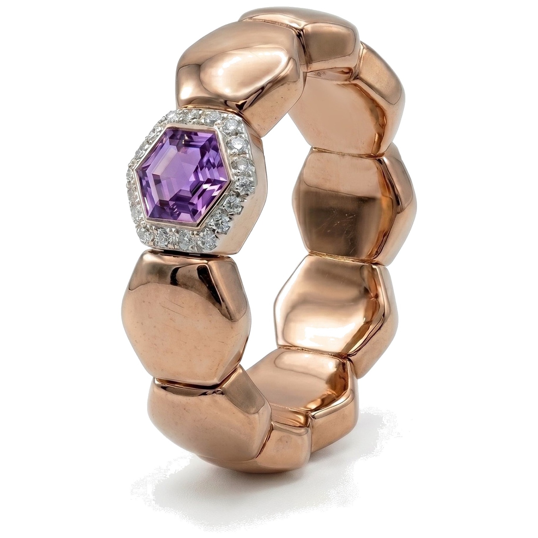 Hexagons · RG amethyst