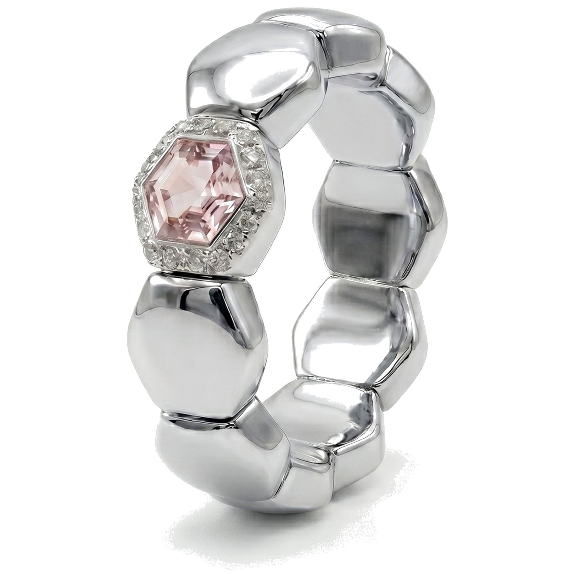 Hexagons · WG morganite