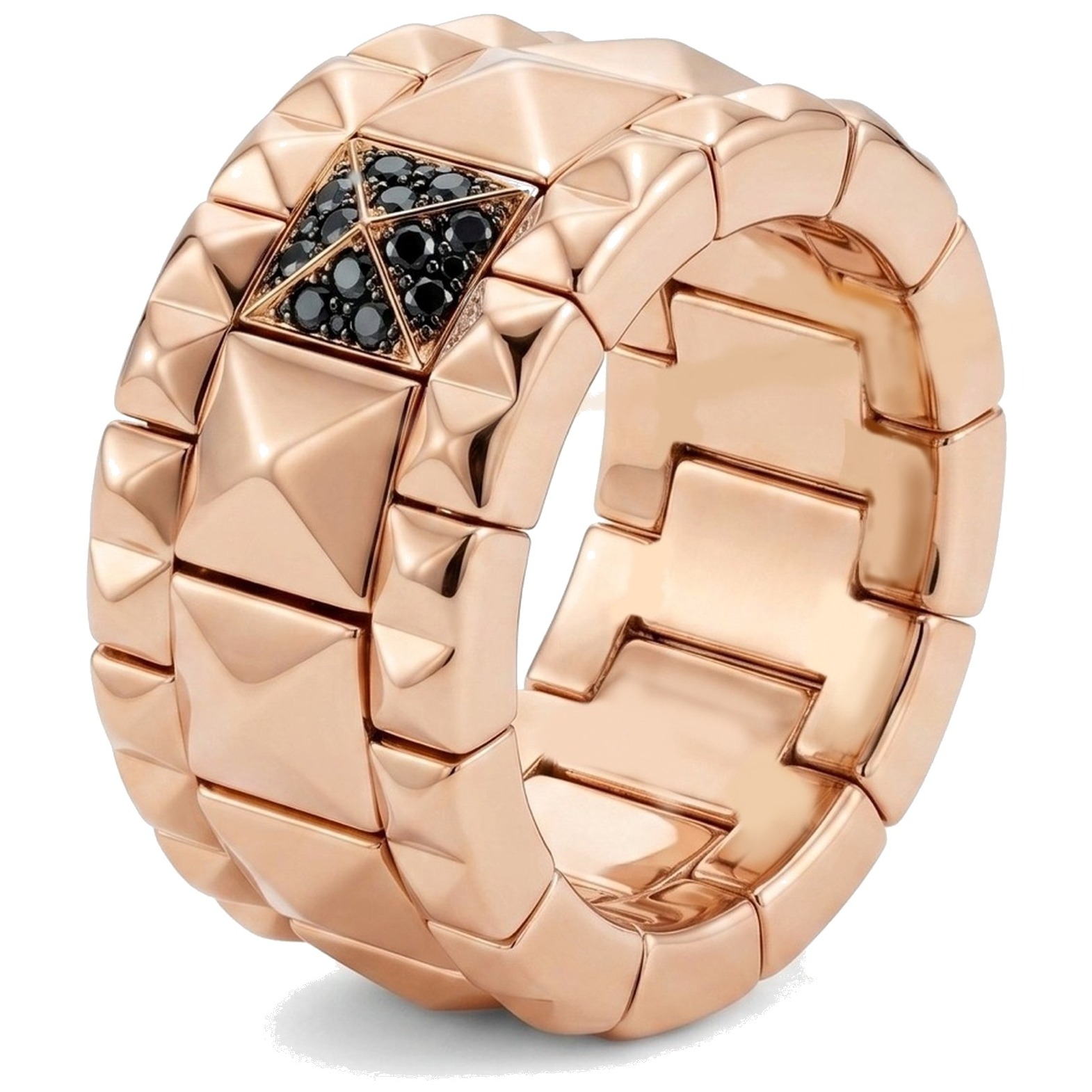 Pyramid Wide · RG pavé nero