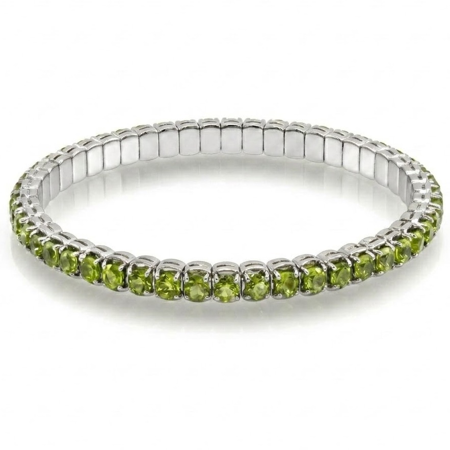 Tennis · White Gold peridot