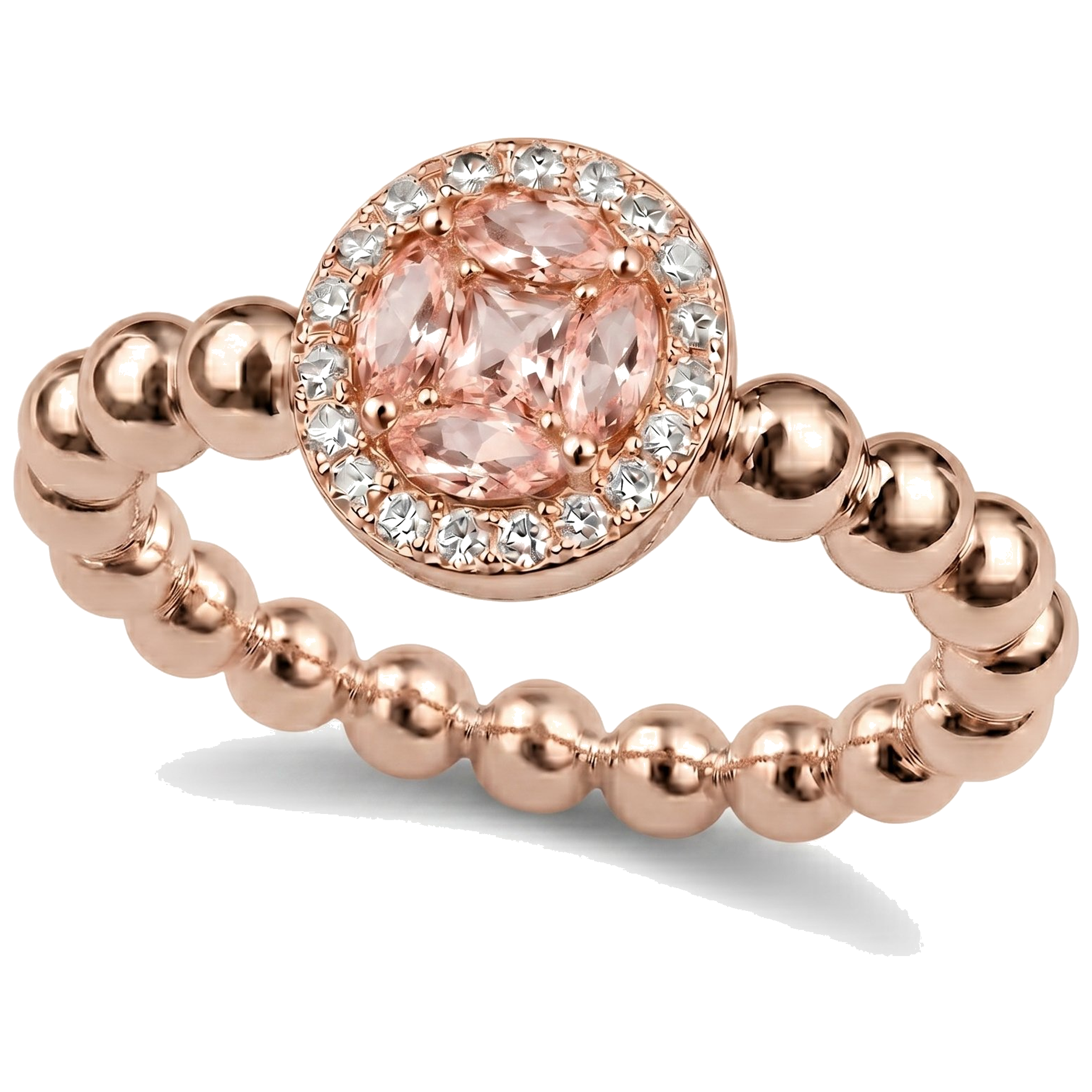 Harmony · Rose gold + morganite