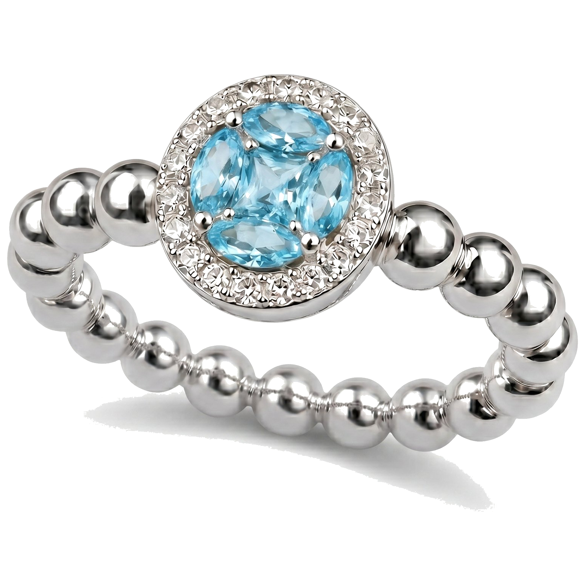Harmony · White gold + topaz